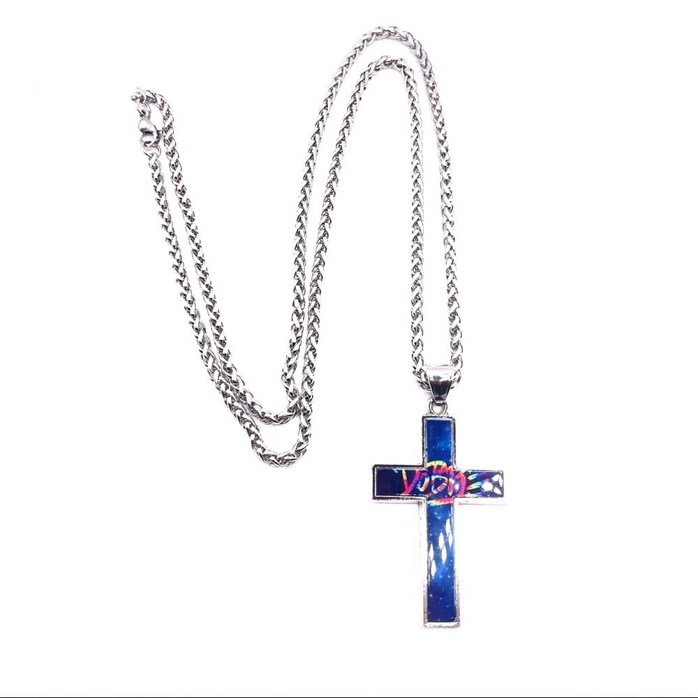 Silver Chain Cross Necklace Dobres Brothers Cross Pendant Necklace